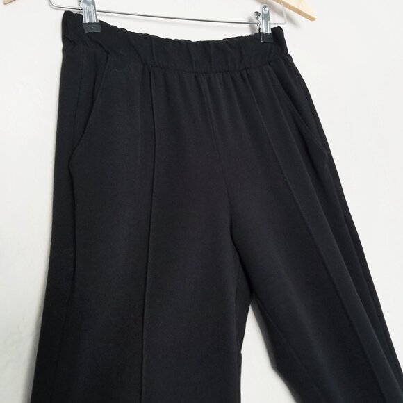 Alo Yoga Black Propel Jogger Zip Hem Sweatpant Black Center Seam Ultra Soft S - Picture 7 of 15